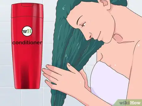 Image titled Remove Blue or Green Hair Dye from Hair Without Bleaching Step 9