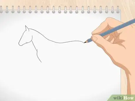 Image titled Draw a Simple Horse Step 6