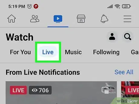 Image titled Watch Facebook Live Video Broadcasts Step 3