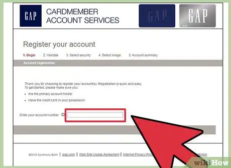 Image titled Make Payments on a Gap Card Step 5