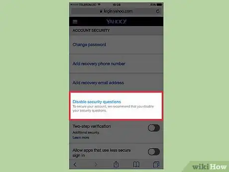 Image titled Reset Security Questions in Yahoo Mail Step 27
