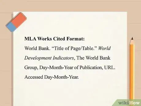 Image titled Cite World Bank Data Step 1