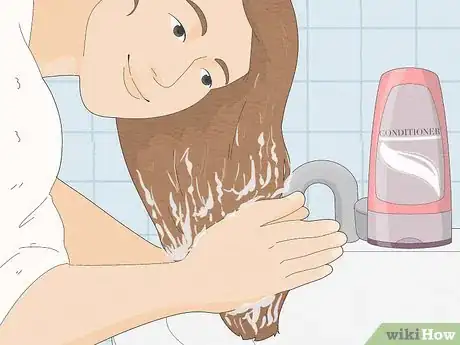 Image titled Wash Hair in a Sink Step 12