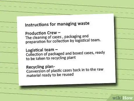 Image titled Write a Waste Management Plan Step 8