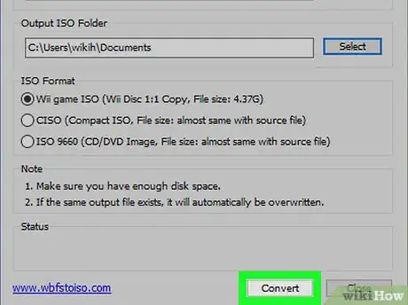 Image titled Convert WBFS to ISO Using the WBFS‐to‐ISO Converter App Step 12