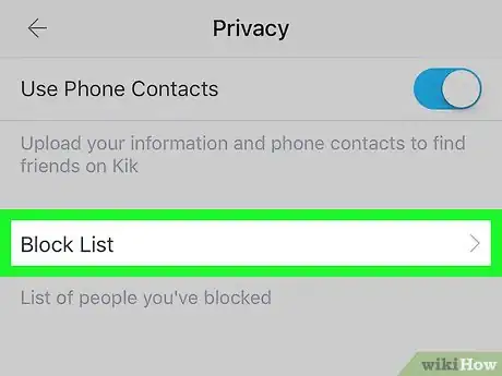 Image titled Block People on Kik Step 3