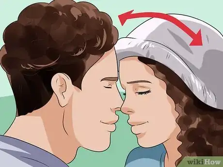 Image titled Do an Eskimo Kiss Step 3