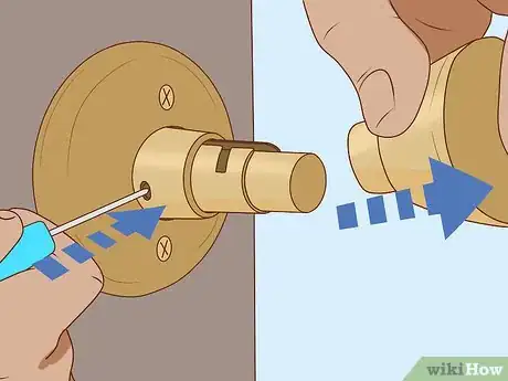 Image titled Remove a Door Handle Step 11