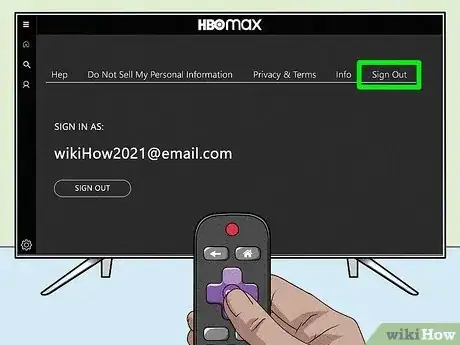 Image titled Sign Out of Hbo Max on Roku Step 3