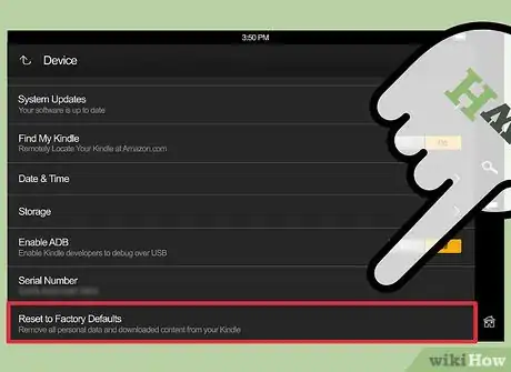 Image titled Reset a Kindle Fire Step 11