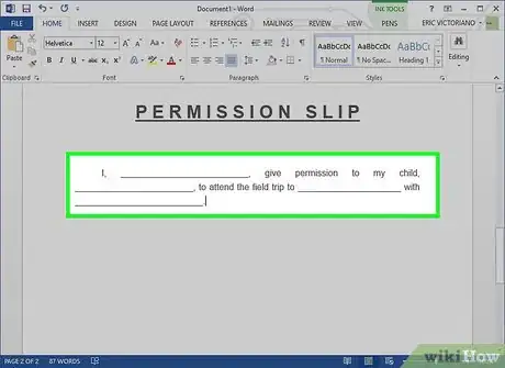 Image titled Make a Permission Slip Step 3