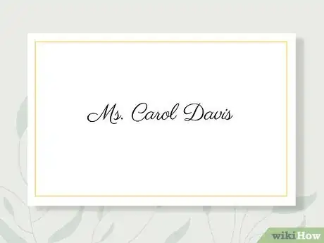 Image titled Address Wedding Invitations Without an Inner Envelope Step 3