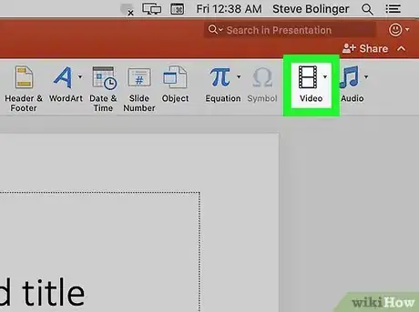 Image titled Add a Video to Powerpoint on a Mac Step 4