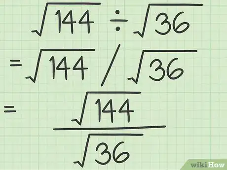 Image titled Divide Square Roots Step 1