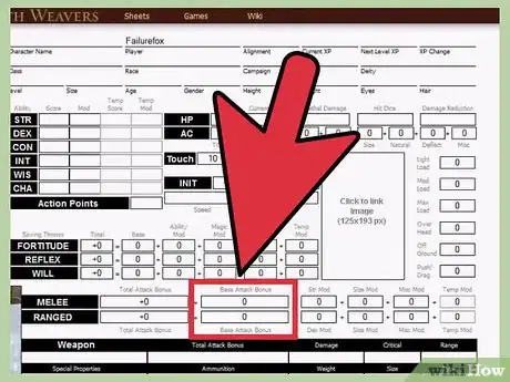 Image titled Fill Out a Character Sheet for Dungeons and Dragons 3.5 Step 7