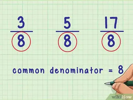 Image titled Add Fractions With Like Denominators Step 2