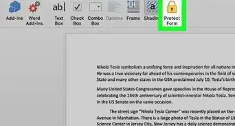 Insert Fillable Fields on Word on PC or Mac