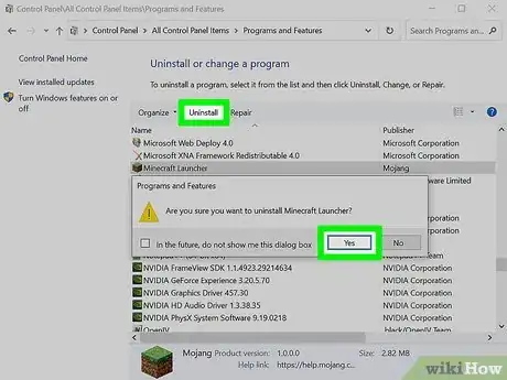 Image titled Uninstall Minecraft Step 2