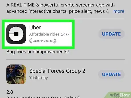 Image titled Update the Uber App on iPhone or iPad Step 3