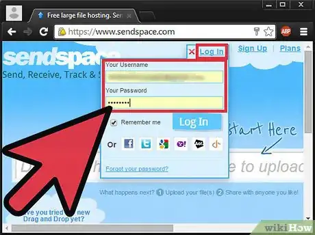 Image titled Download Files from Sendspace Step 2