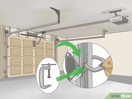 Image titled Fix a Garage Door Spring Step 1