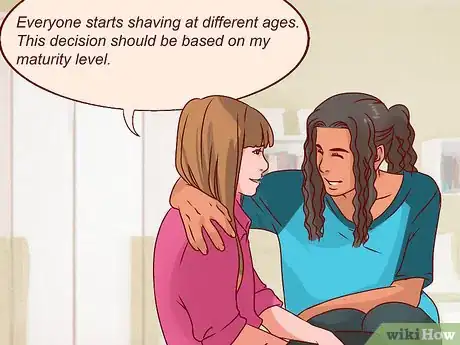 Image titled Convince Your Mom to Let You Shave Your Legs (Girl) Step 9