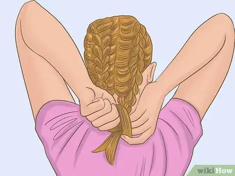 Image titled French Braid Short Hair Step 23