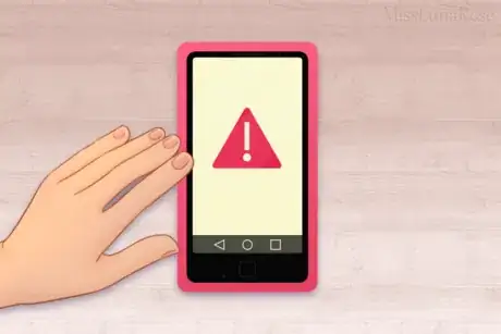 Image titled Hand and Phone with Warning Sign.png