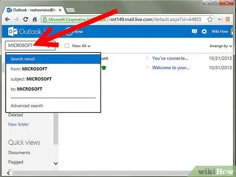 Image titled Search Inside Hotmail Step 7