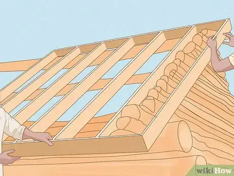 Image titled Build a Log House Step 18