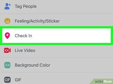 Image titled Check In on Facebook Step 3