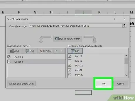 Image titled Add a Second Set of Data to an Excel Graph Step 11