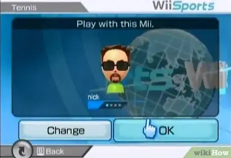 Image titled Turn the Tennis Courts Blue in Wii Sports Step 4