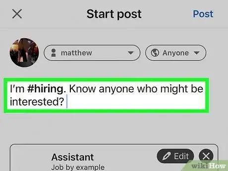 Image titled Share a Job Posting on LinkedIn Step 26