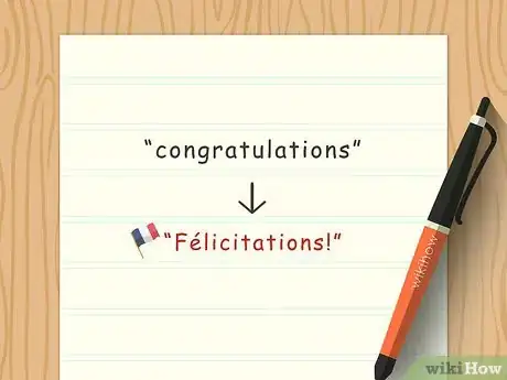 Image titled Say Congratulations in French Step 1