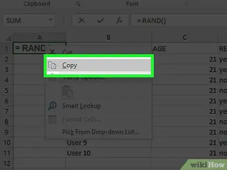 Image titled Create a Random Sample in Excel Step 11