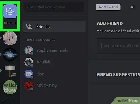 Image titled Delete a Direct Message in Discord on a PC or Mac Step 2