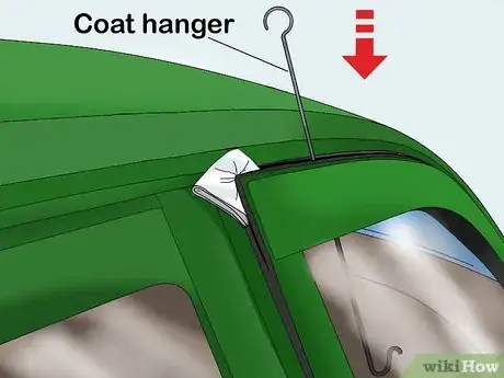 Image titled Use a Coat Hanger to Break Into a Car Step 9