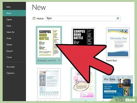 Image titled Create a Flyer Using Microsoft Publisher Step 1