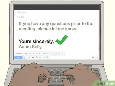 Image titled End a Formal Email Step 8