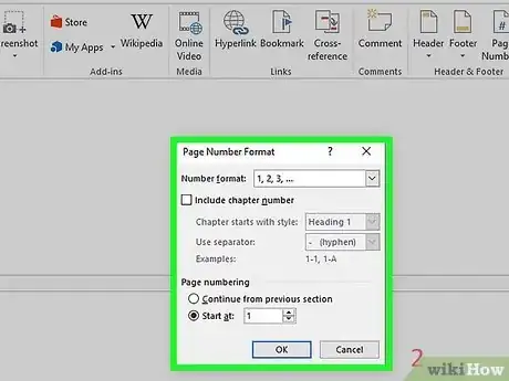 Image titled Insert Page Numbers in Word Step 6