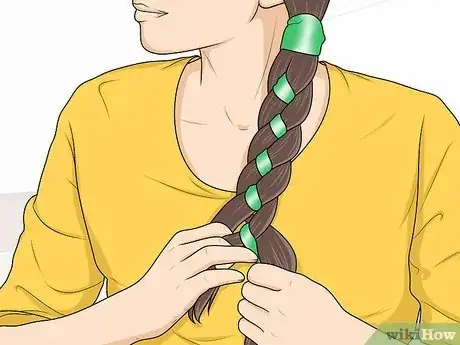 Image titled Braid Your Hair with a Ribbon Step 6