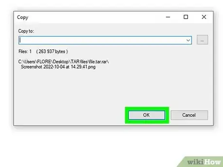 Image titled Open a TAR File on PC or Mac Step 14