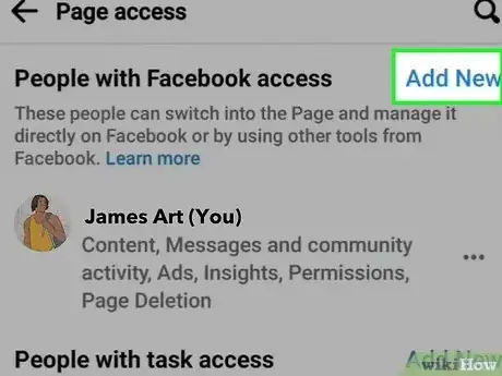 Image titled Give Someone an Admin Role on Your Facebook Page Step 6