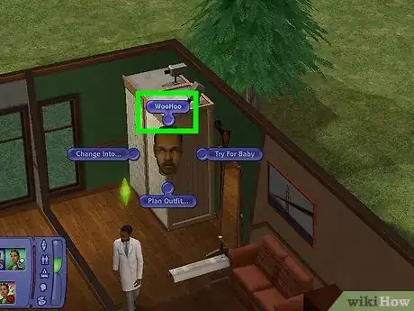 Image titled WooHoo in Public in The Sims 2 Step 3