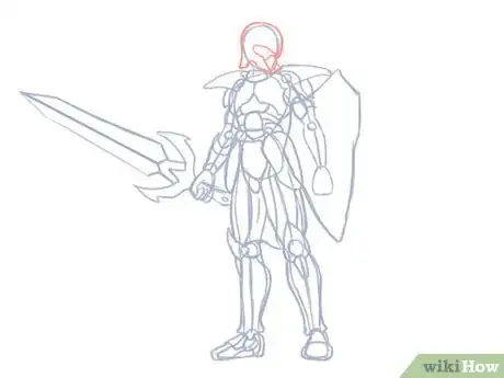 Image titled Draw a Knight Step 14