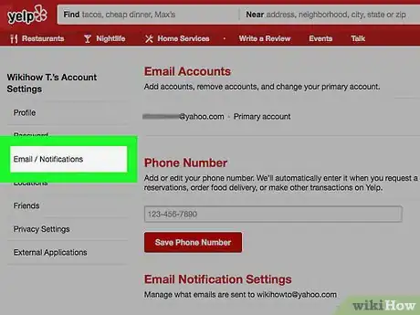 Image titled Change Your Personal Account Settings on Yelp Step 6