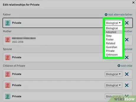 Image titled Change Family Relationships on Ancestry.com Step 6