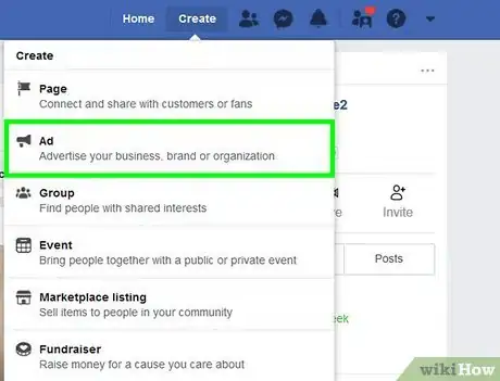 Image titled Create Ads on Facebook Step 3