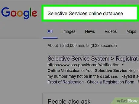 Image titled Find Your Selective Service Number Step 1